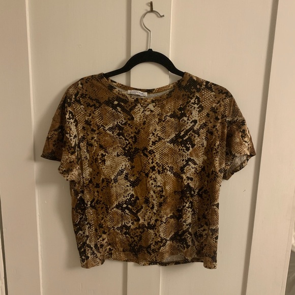 Zara snake print tee - Picture 2 of 2